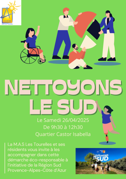 Nettoyons le Sud : la M.A.S Les Tourelles s'engage aux côtés de ses résidents