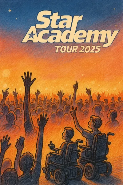 Les résidents de la M.A.S Les Tourelles à la découverte de la tournée Star Académie !