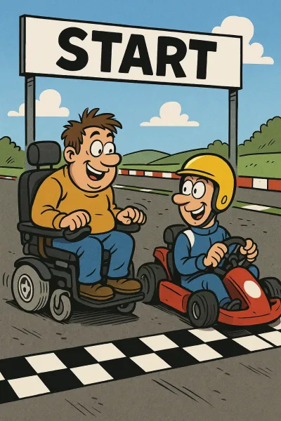 Adrénaline et sourires : les résidents de la M.A.S Les Tourelles prennent la piste avec RGKHandisport !